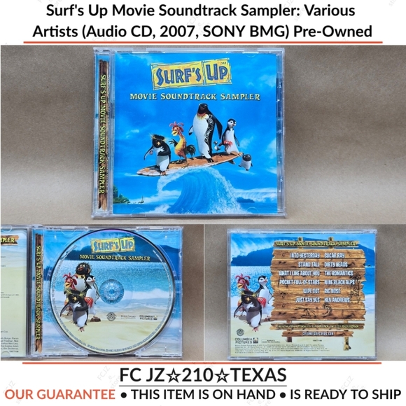 Surf's Up Movie Soundtrack Sampler: Various Artists (Audio CD, 2007, SONY BMG).. - Picture 1 of 10